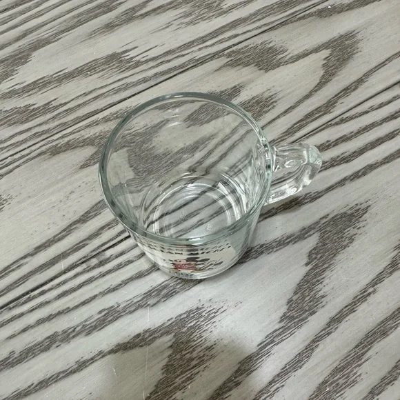 Vintage Anchor Hocking Magician Mickey Mouse 1937 Replica Souvenir Clear Mug - Picture 3 of 6